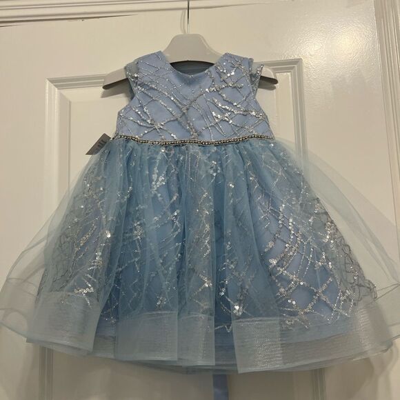 Birthday or holiday 12 months baby girl dress - Picture 5 of 6